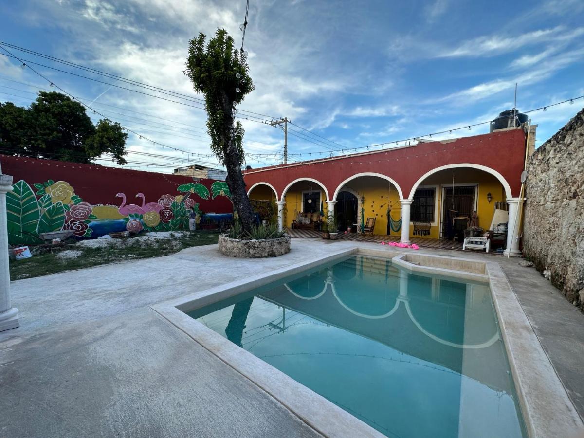Villa La Casa Rosal, Pool Campeche Exterior foto